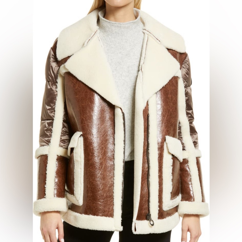 Faux faur jacket